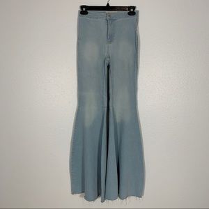 Free People just Float On Flare Jeans High Rise